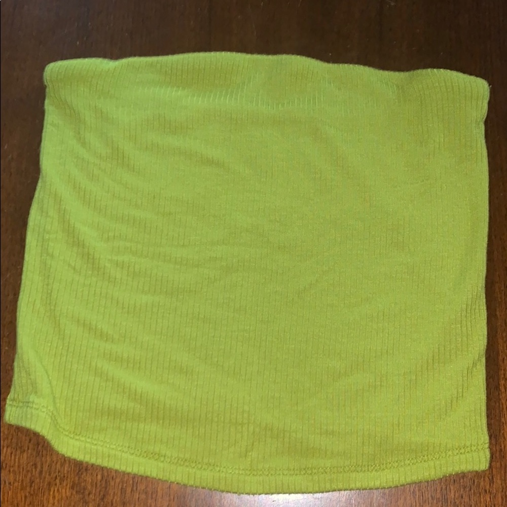 American Eagle Lime Green Tube Top